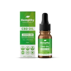 Hempthy 2000mg CBD Oil Full Spectrum Natural – 10ml